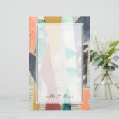 Papeterie Bordure couleur II (Debout devant)