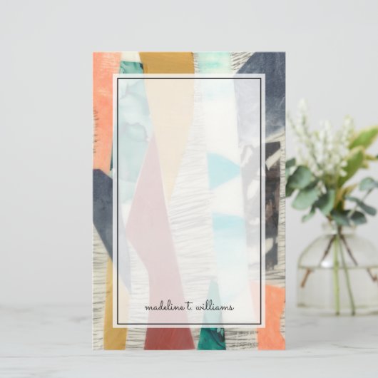 Papeterie Bordure couleur II (Debout devant)