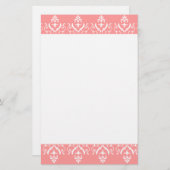 Papeterie Bordure en blanc (Devant / Derrière)