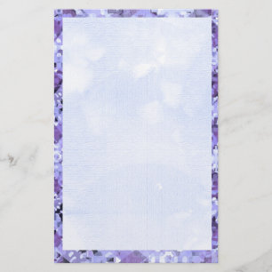 Papeterie Bordure en diamant bleu 2 Base en bleu foncé