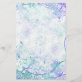 Papeterie Bordure florale soignée (Devant)