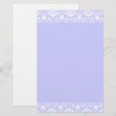 Papeterie Bordure Lacy Damask (Devant / Derrière)
