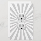 Papeterie Bouchon électrique Mur Outlet Fun Personnaliser Ce (Devant / Derrière)