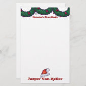 Papeterie Boughs de Holly (Devant / Derrière)