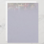 Papeterie Bougie de Noël (Devant / Derrière)