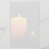 Papeterie Bougie de Noël (Devant)