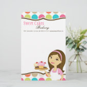 Papeterie - Boulangerie Brunette Baker Coupe Gâtea (Debout devant)