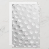 Papeterie Boule de golf (Devant / Derrière)