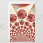 Papeterie Boules de cricket rythmées par boules de cuir : ta (Devant / Derrière)