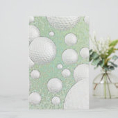 PAPETERIE BOULES DE GOLF ABSTRAITES (Debout devant)