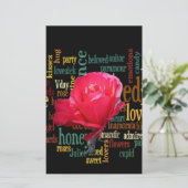 Papeterie Bouquet d'amour : Une expression sincère (Debout devant)