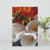 Papeterie bouquet de freesias (Debout devant)
