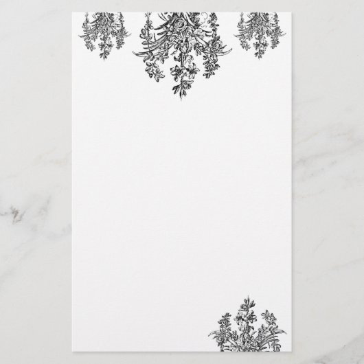 Papeterie Bouquet de roses françaises (Devant)