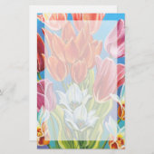 Papeterie Bouquet en frontière III (Devant / Derrière)