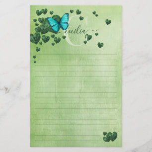 Papeterie Bouquet Feuille en forme de coeur