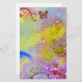 Papeterie BOUTEILLE EN PARKLES 2, bleu violet jaune rouge (Devant / Derrière)