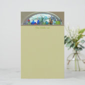 Papeterie Bouteilles En Verre Plantes Dans L'Aquarelle De Fe (Debout devant)