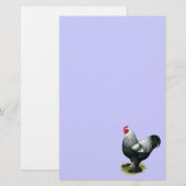 Papeterie Brahma : Coq foncé (Devant / Derrière)