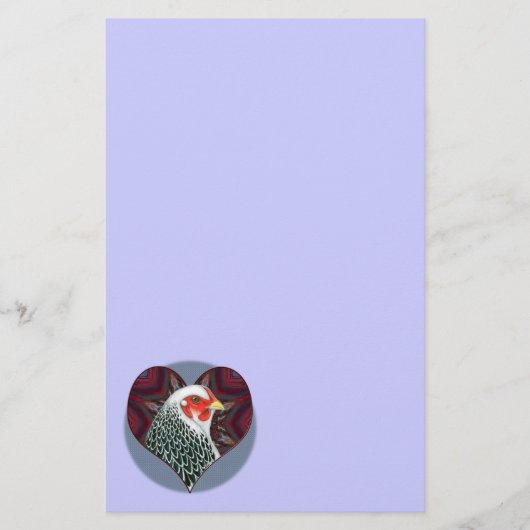 Papeterie Brahma Hen Heart (Devant)