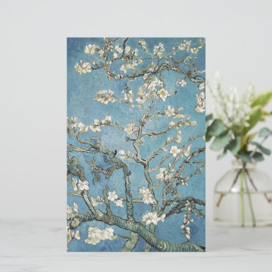 Papeterie Branches d'amande de Vincent van Gogh | en fleur, (Debout devant)