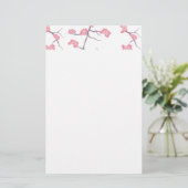 Papeterie Branches de cerisier en fleurs (Debout devant)