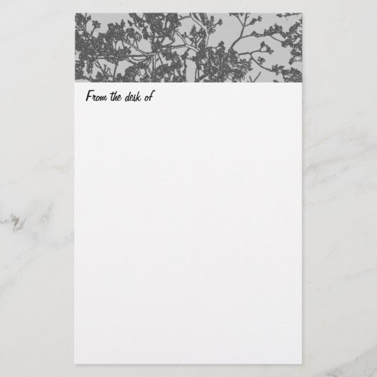 Papeterie Branches stationnaires (Devant)