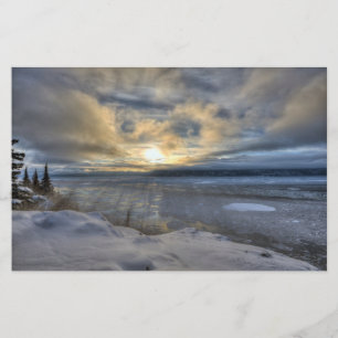 Papeterie Bras de Turnagain de solstice d'hiver