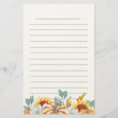 Papeterie Bridesmaid Mariage Fall cadeau à thème (Dos)