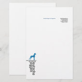 Papeterie Briefpapier Deutsche Doggen (Devant / Derrière)