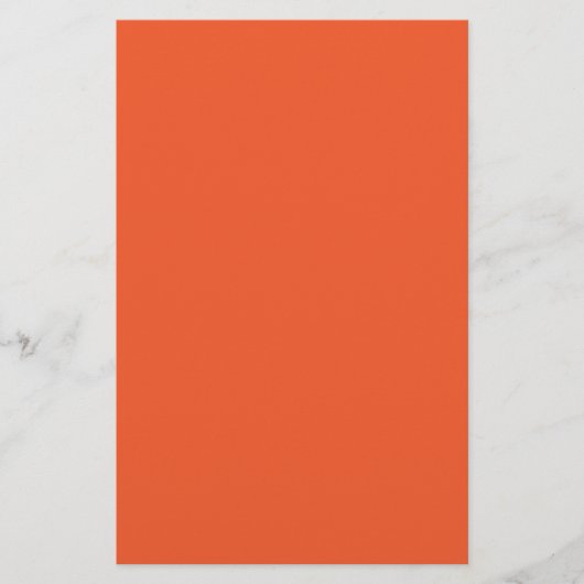 Papeterie Bright Orange Minimalist Solid Background (Devant)