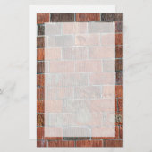 Papeterie briques (Devant / Derrière)