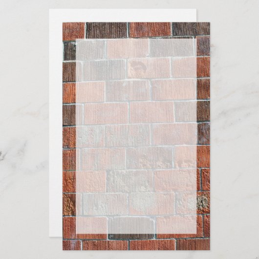 Papeterie briques (Devant / Derrière)