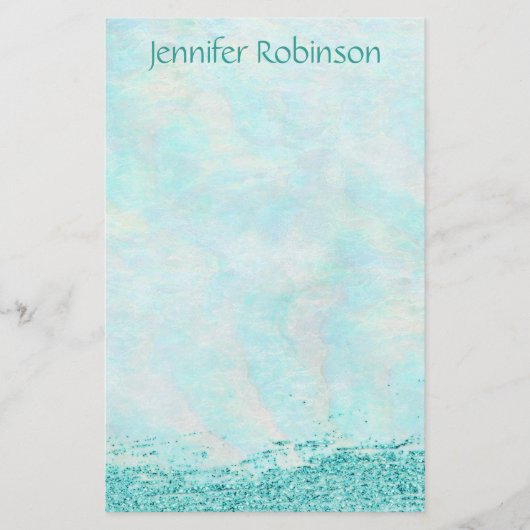 Papeterie Brise chic à la mode d'océan de parties (Devant)