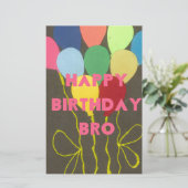 Papeterie Bro Art d'anniversaire heureux (Debout devant)