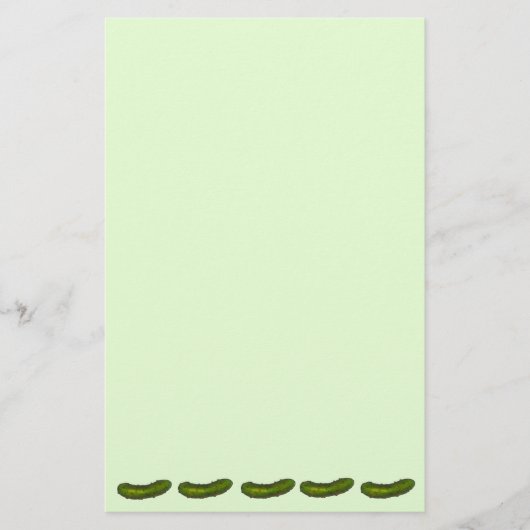 Papeterie Brochet vert Pickle Kosher Sour Pickles Foie Deli (Devant)