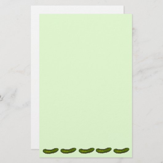 Papeterie Brochet vert Pickle Kosher Sour Pickles Foie Deli (Devant / Derrière)