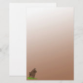 Papeterie Brown pour le Mare et le Foal Horse (Devant / Derrière)