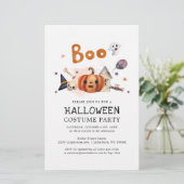 Papeterie Budget Halloween Costume fête Citrouille Invitatio (Debout devant)