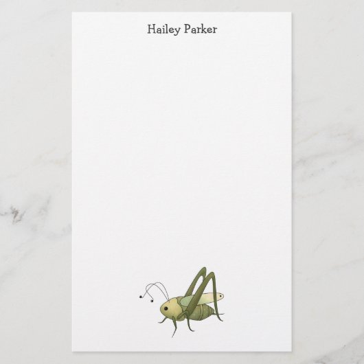 Papeterie Buggin vous aussi · Sauterelle (Devant)