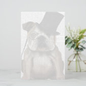 Papeterie Bulldog anglais, Formal Hound et Casquette (Debout devant)
