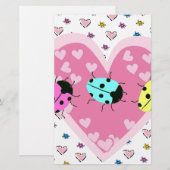 PAPETERIE BULLES DE VALENTINE (Devant / Derrière)