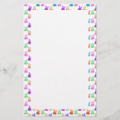 Papeterie Bunnies colorés Pâques (Devant)