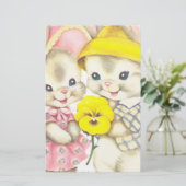 Papeterie Bunny Girl+Boy (Debout devant)