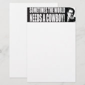 Papeterie Bush Cowboy (Devant / Derrière)