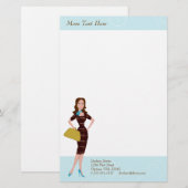 Papeterie Business Woman (Devant / Derrière)