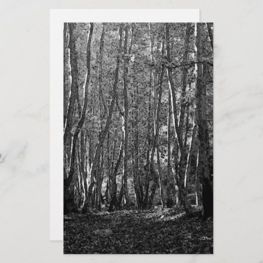 Papeterie BW Trees (Devant / Derrière)