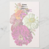 Papeterie c_ZinniaCouleurs mixtesMariage mixte Zinnia Bouque (Devant)