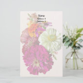 Papeterie c_ZinniaCouleurs mixtesMariage mixte Zinnia Bouque (Debout devant)