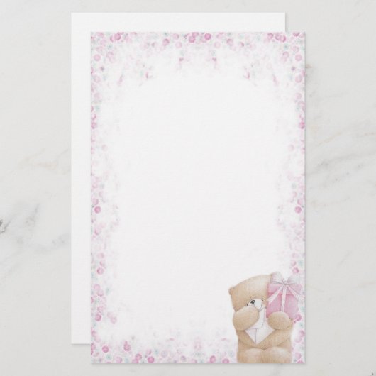 PAPETERIE CADEAU D'OURS DE FF (Devant / Derrière)