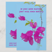 PAPETERIE CADEAU POUR AMATEUR DE NATURE (Devant / Derrière)